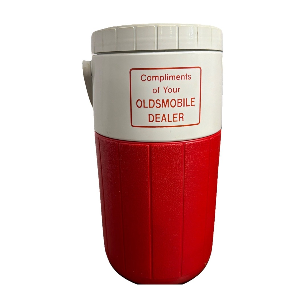 Coleman Thermos Vintage 1980s COMPLIMENTS OF YOUR OLDSMOBILE DEALER